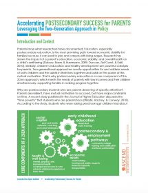 Postsecondary Success for Parents_Policy