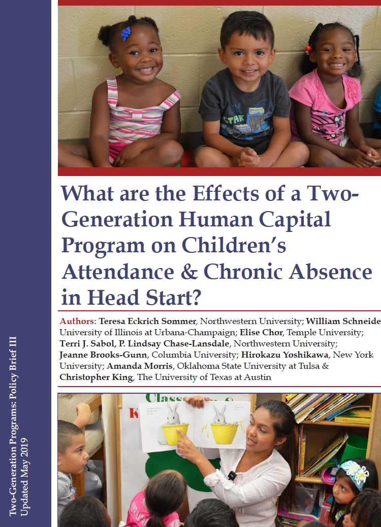 What are the Effects of a Two-Generation Human Capital Program on Children's Attendance & Chronic Absence in Head Start?