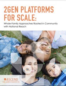 2Gen Platforms for Scale: Whole-Family Approaches Rooted in Community with National Reach