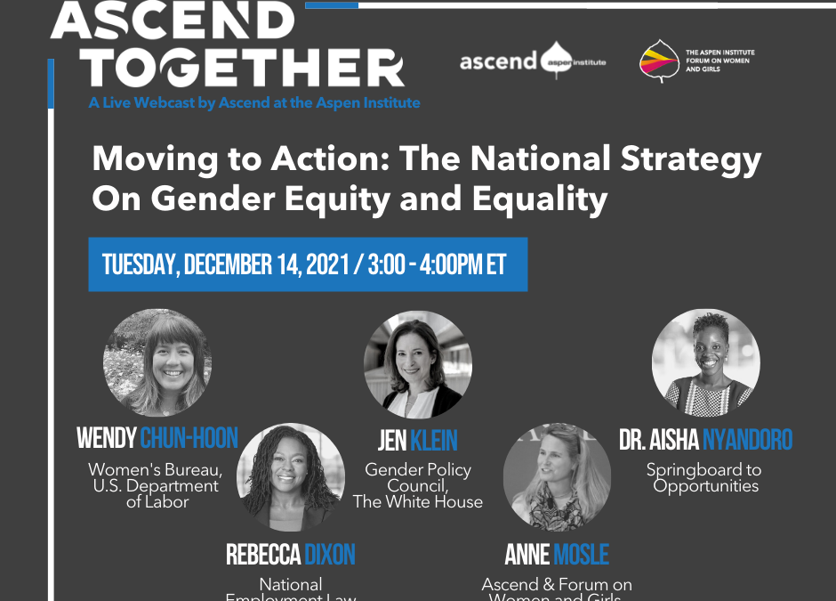 Moving to Action: The National Strategy On Gender Equity and Equality