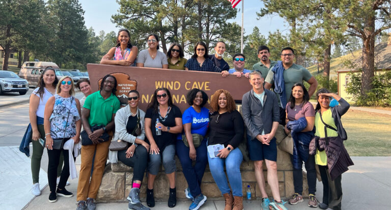 Group of Ascend Fellows at Wind Cave National Park